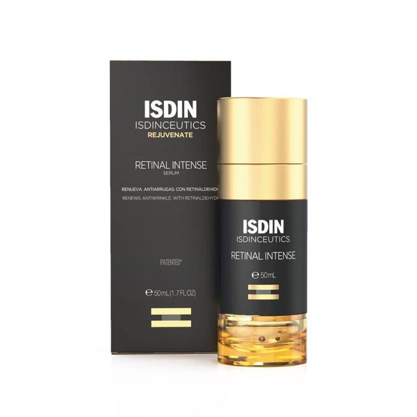 ISDIN Isdinceutics Retinal Intense Sérum Bifásico de Noche con Retinaldehído Para Todo Tipo de Piel con Signos Visibles de la Edad, 50ml