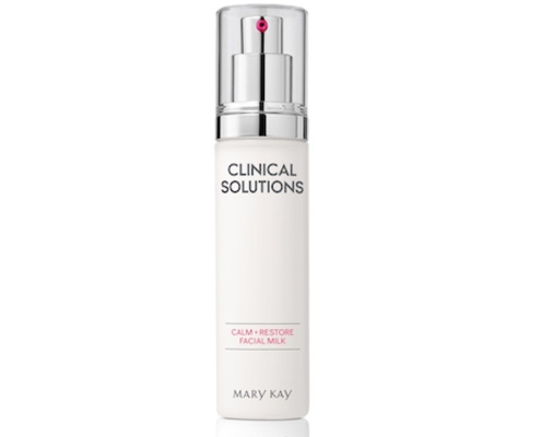 Leche Facial Calmante y Restauradora Mary Kay Clinical Solutions.