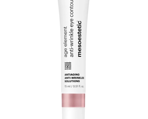 Age Element Anti-Wrinkle Eye Contour de Mesoestetic: Crema para el contorno de ojos que trata arrugas y signos de fatiga, con aplicador cerámico para efecto frío.