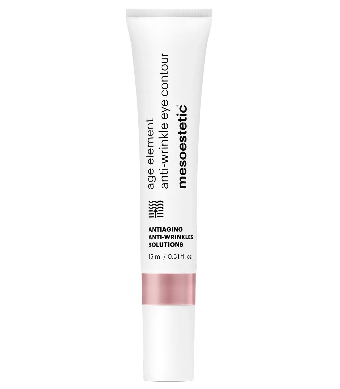 Age Element Anti-Wrinkle Eye Contour de Mesoestetic: Crema para el contorno de ojos que trata arrugas y signos de fatiga, con aplicador cerámico para efecto frío.