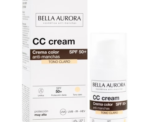 BELLA AURORA CC Cream Antimanchas SPF50+